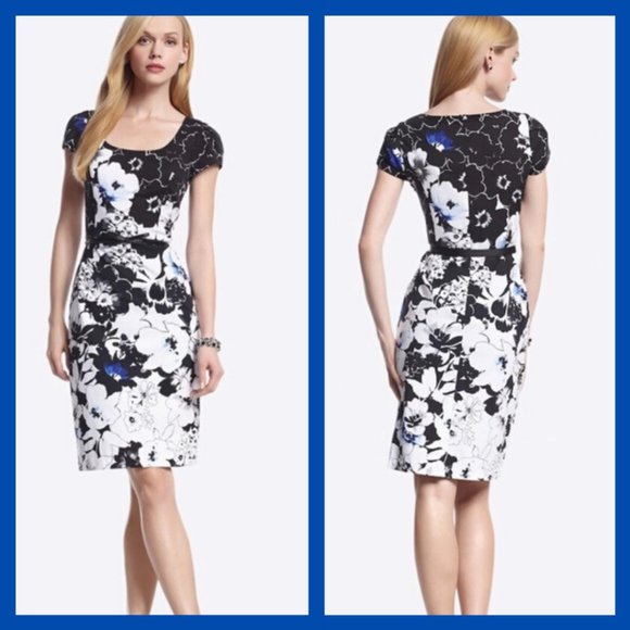 White House Black Market Dresses & Skirts - NWT WHBM Floral Sheath Cocktail Dress